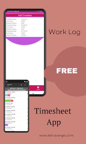 Timesheet App - Work Log Hour Screenshot 3