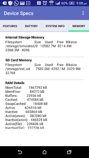 Device Specs - System Info Screenshot 3