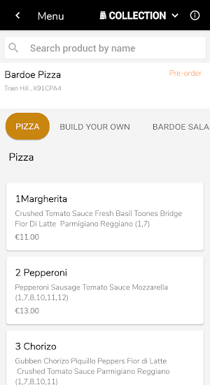 Bardoe Pizza Screenshot 1