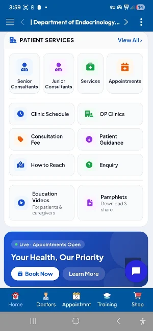 CMC Vellore Endocrinology Screenshot 3