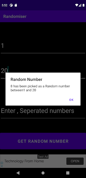 Randomiser Screenshot 2