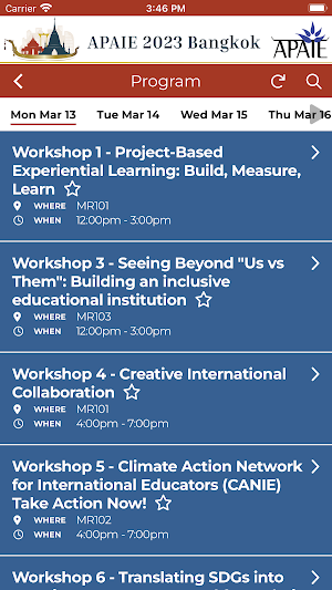 APAIE 2023 Bangkok Screenshot 2
