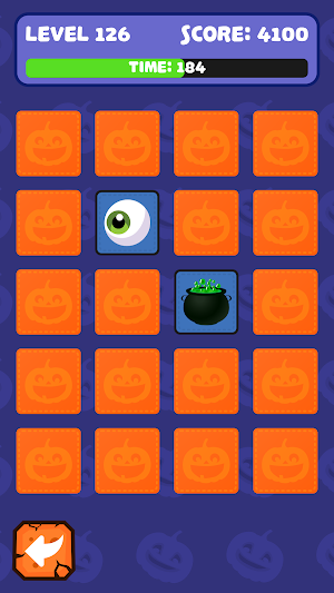 Halloween Memory Game for Kids Screenshot 3