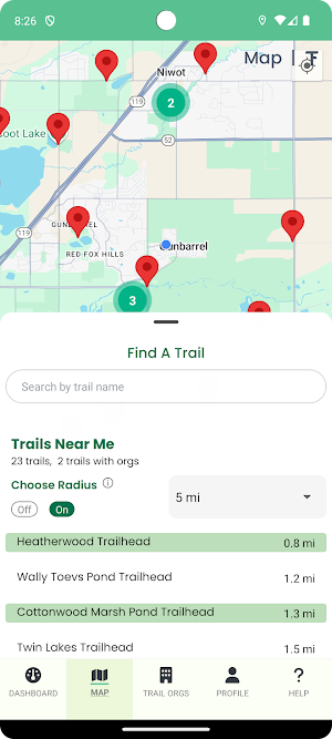 Trailfunds Screenshot 2