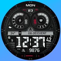 SH054 Watch Face, WearOS watch