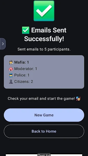 MafiaGameMail Screenshot 2