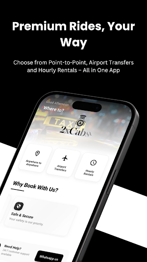 2xCabs – Book Premium Taxis Screenshot 0