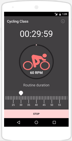 Cycling Class Screenshot 1