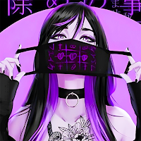 Girl Mask wallpaper
