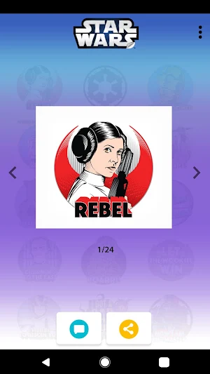 Star Wars Stickers: 40th Anniversary Screenshot 3