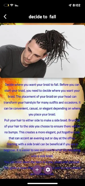 how to bride your hair Screenshot 2