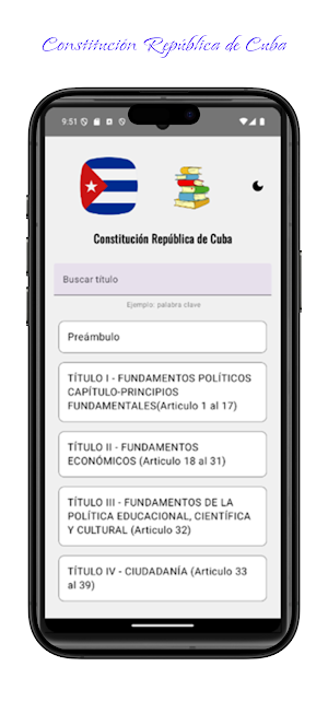 Constitución República de Cuba Screenshot 2