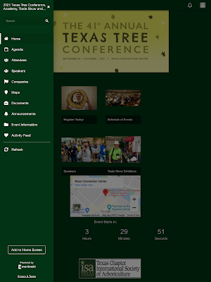 2021 Texas Tree Conference Screenshot 3