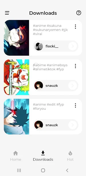 Video Downloader for TT Screenshot 1