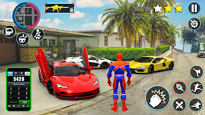 Spider Game Mafia Rope Hero 3D Screenshot 0