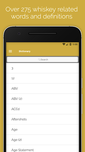 Whiskey Dictionary A-Z Screenshot 0