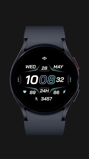 Rush 2: Digital Watch Face Screenshot 2