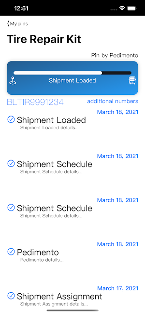 Zuñiga Logistics App Screenshot 2