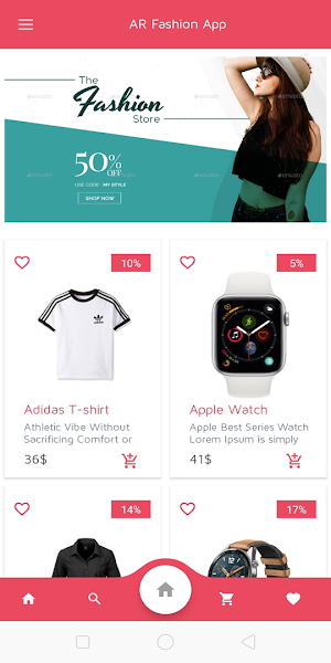 AR Fashion App Screenshot 1