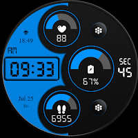 Key WF89 Digital Watch Face