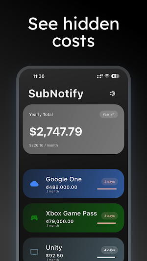 SubNotify: Unlimited Screenshot 2