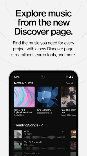 Musicbed Screenshot 1