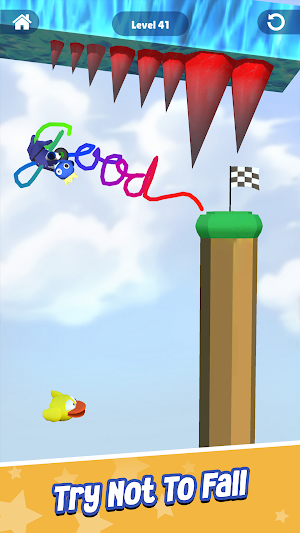 Blue monster : Draw n Drop Screenshot 3