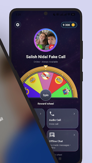 Salish Nidal Fake Call & Chat Screenshot 1
