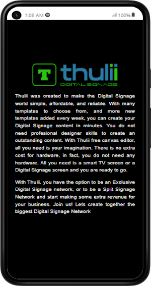 Thulii Digital Signage Screenshot 3