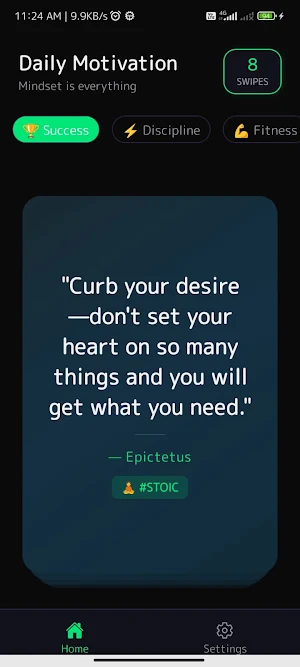 Daily Motivation Pro Screenshot 3