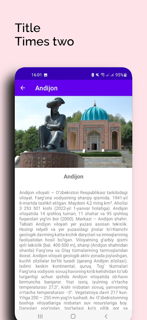 Regions of Uzbekistan Screenshot 2