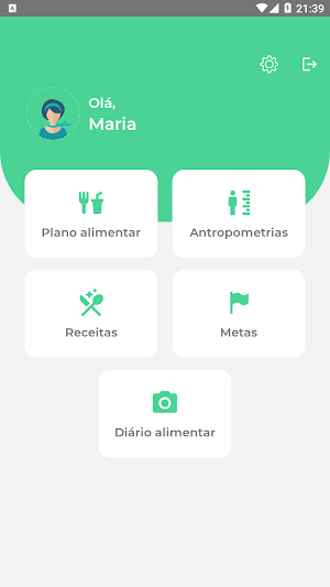 DietSystem para pacientes Screenshot 1