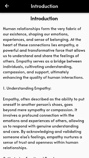 The Role of Empathy Screenshot 1