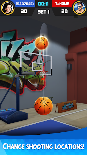Basketball Tournament - Free Throw Game Screenshot 3