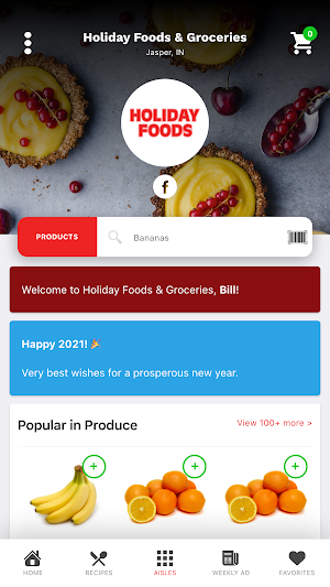 Holiday Foods Screenshot 0