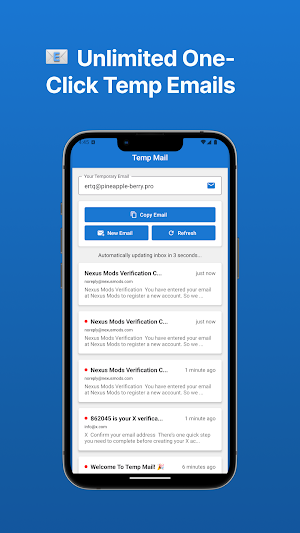 Temp Mail by tempmail.fish Screenshot 0