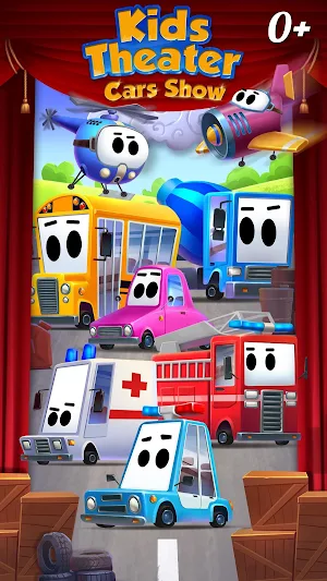 Kids Theater: Cars Show Beep peekaboo Screenshot 0
