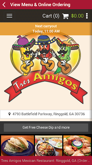 Tres Amigos Mexican Rest. Inc Screenshot 3