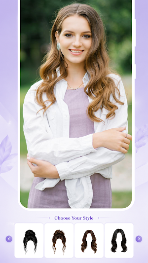 Women Hair Style Photo Editor Screenshot 1