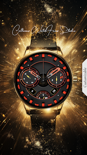CWF020 Matte Gold Watch Face Screenshot 1
