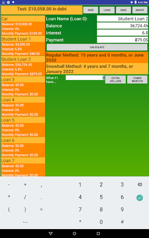 WhenDebt Tablet Version Screenshot 2