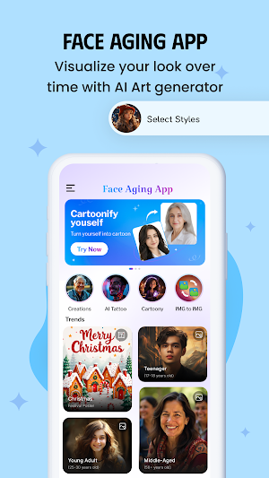 Face Aging App: AI Generator Screenshot 2