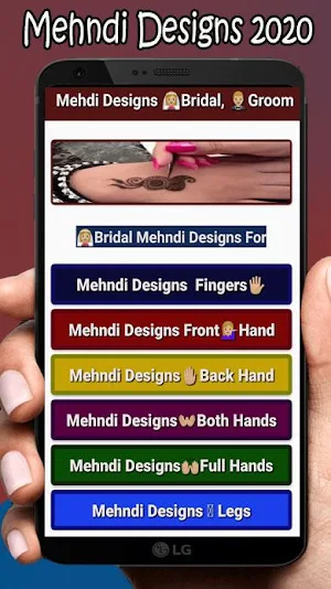 Mehndi Design Book - Finger Mehndi Design Screenshot 3