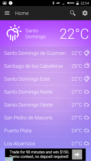 Dominican Weather Screenshot 1