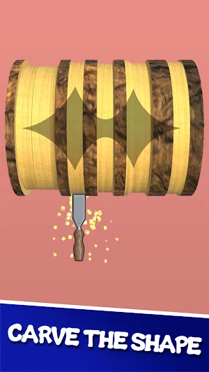 Wood Carving 3D - Turning Game Screenshot 0
