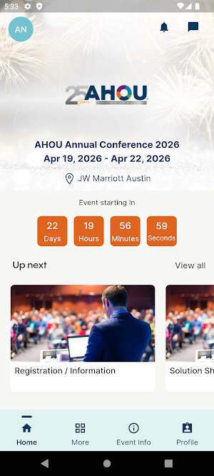 AHOU Annual Conference 2026 Screenshot 1