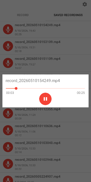 Voice Recorder-Sound Recorder Screenshot 2