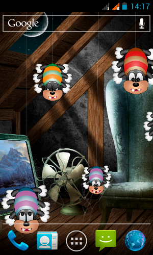 Funny spiders Live Wallpaper Screenshot 2