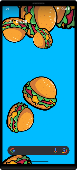 Burgers Live Wallpaper Screenshot 1
