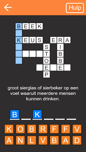 Kruiswoordpuzzel Nederlands Screenshot 0